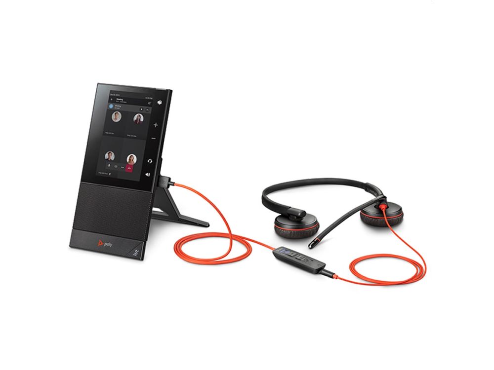 (HP) Polycom CCX500 Media Phone, TEAMS, PoE, NO HANDSET (2200-49710-019) - NEW / NIEUW