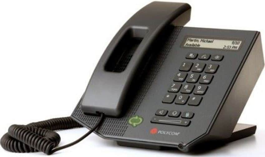 Polycom CX300R1 Desktop Phone, Lync, USB (2200-32500-025) - REFURB / Grade A
