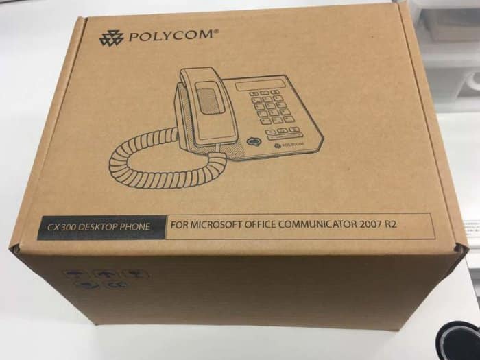 Polycom CX300R2 Desktop Phone, Lync, USB (2200-32530-025) - NIEUW - NEW